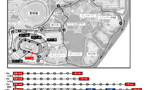 柏市市民大会全体コース図