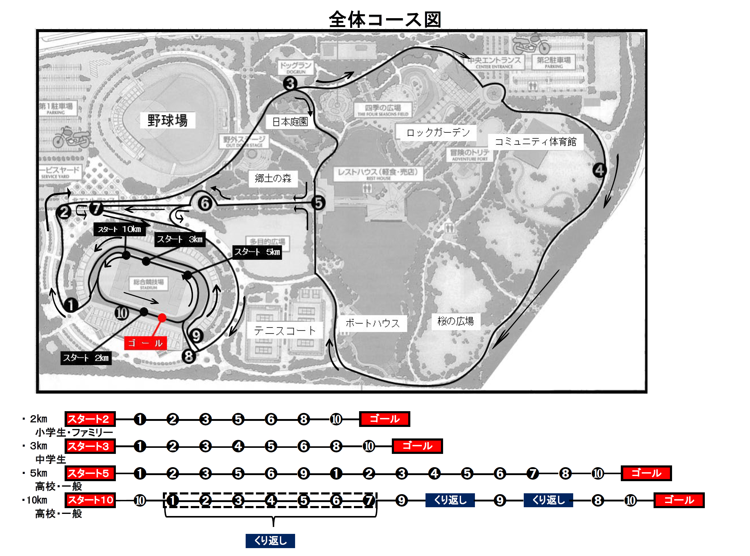 柏市市民大会全体コース図